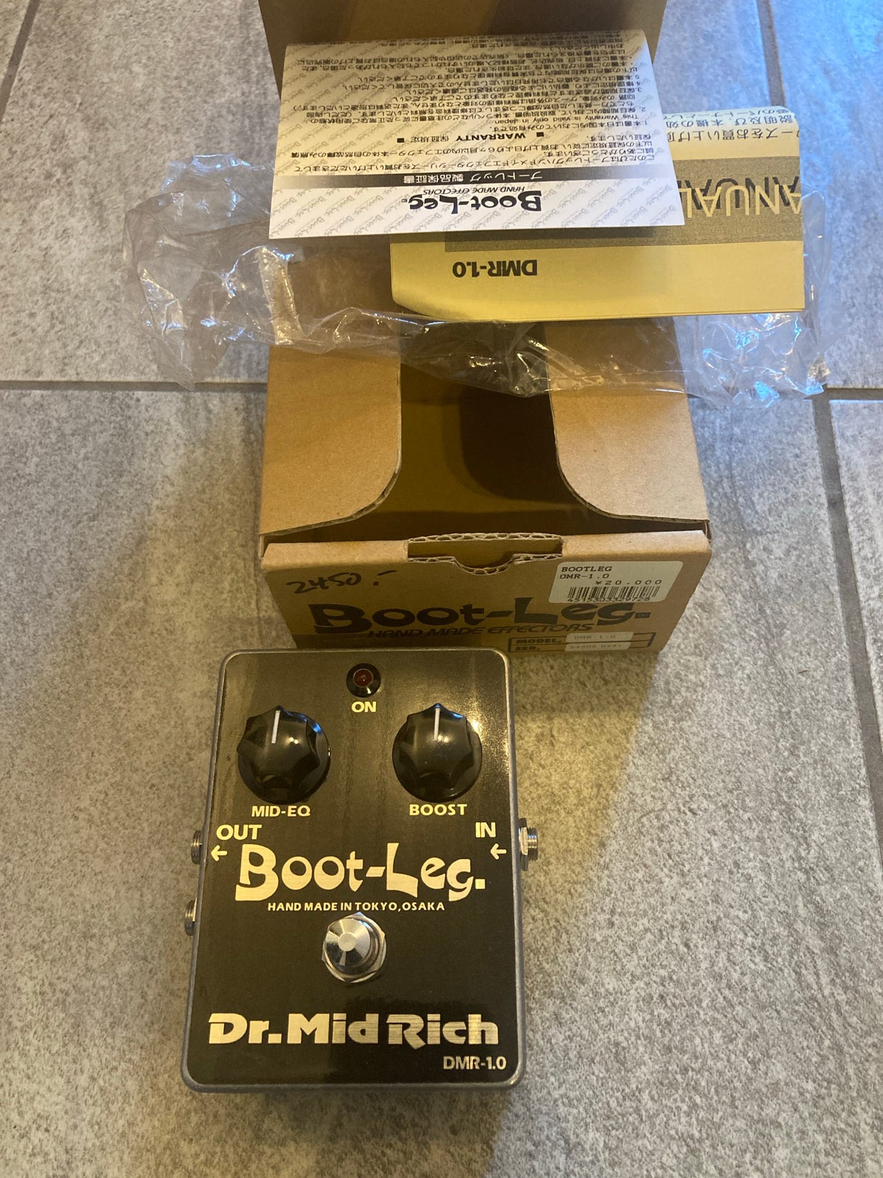 Boot-Leg DMR-1.0 Dr. Mid Rich Mid EQ Boost Bootleg Handmade Guitar