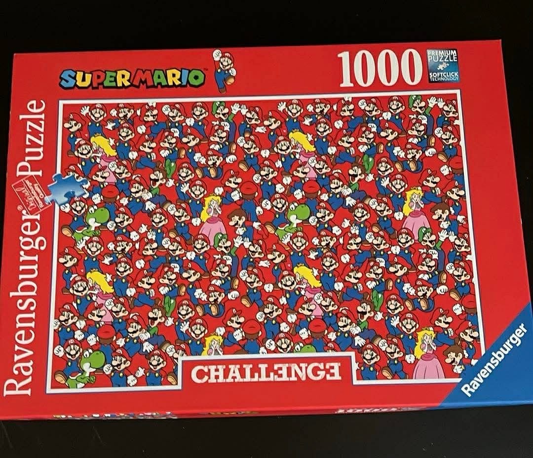 Ravensburger Super Mario Challenging 3 Puslespill 1000 brikker | FINN ...