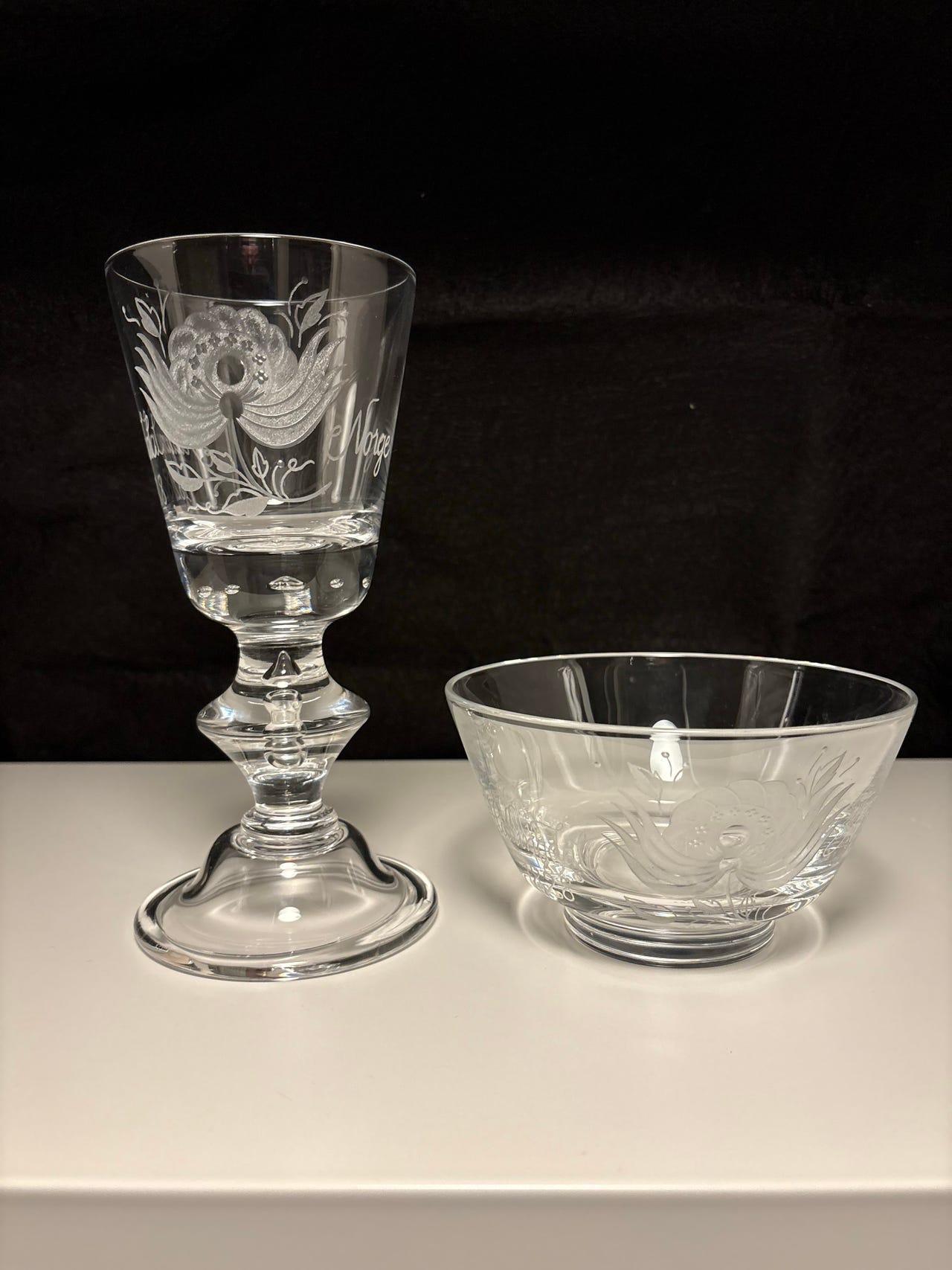 Rex pokal fra Hadeland Glassverk | FINN-torget