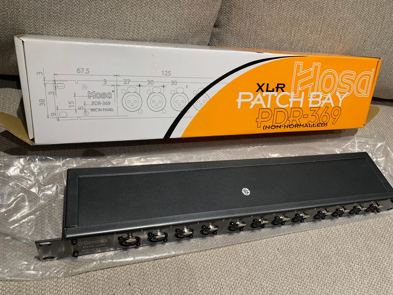 Hosa PDR-369 XLR Patch Bay - helt ny - sendes i originalpakke | FINN-torget