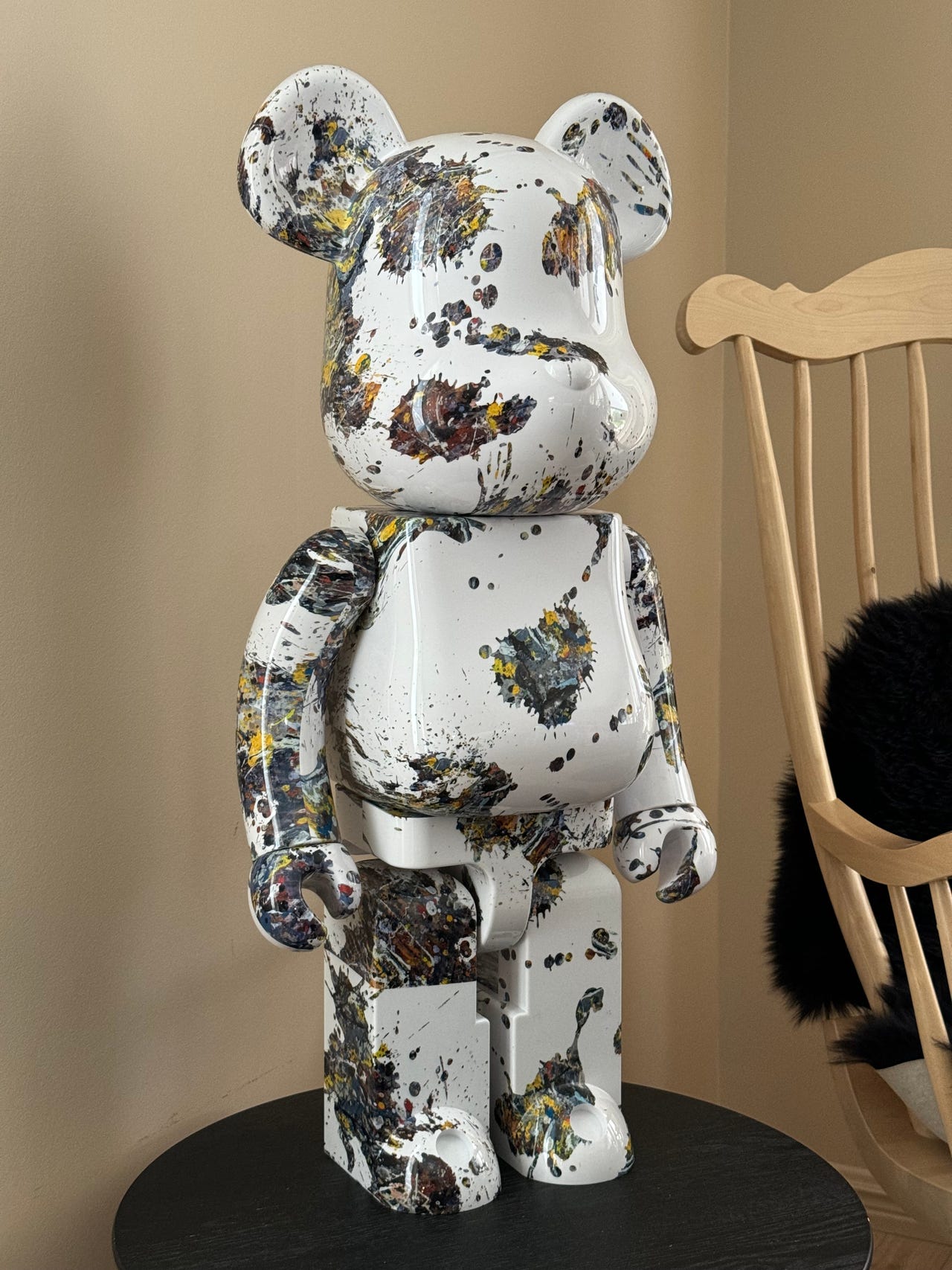 Bearbrick 1000% x Jackson Pollock | FINN-torget