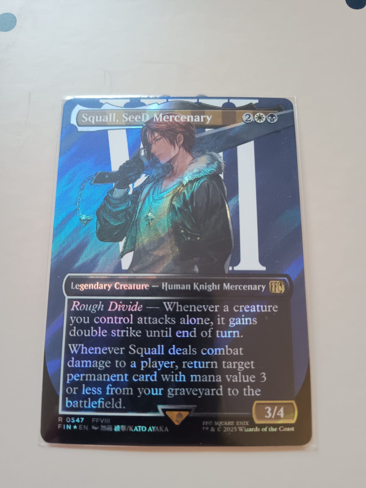 Squall, SeeD Mercenary (V.3) Surge Foil Magic: The Gathering
