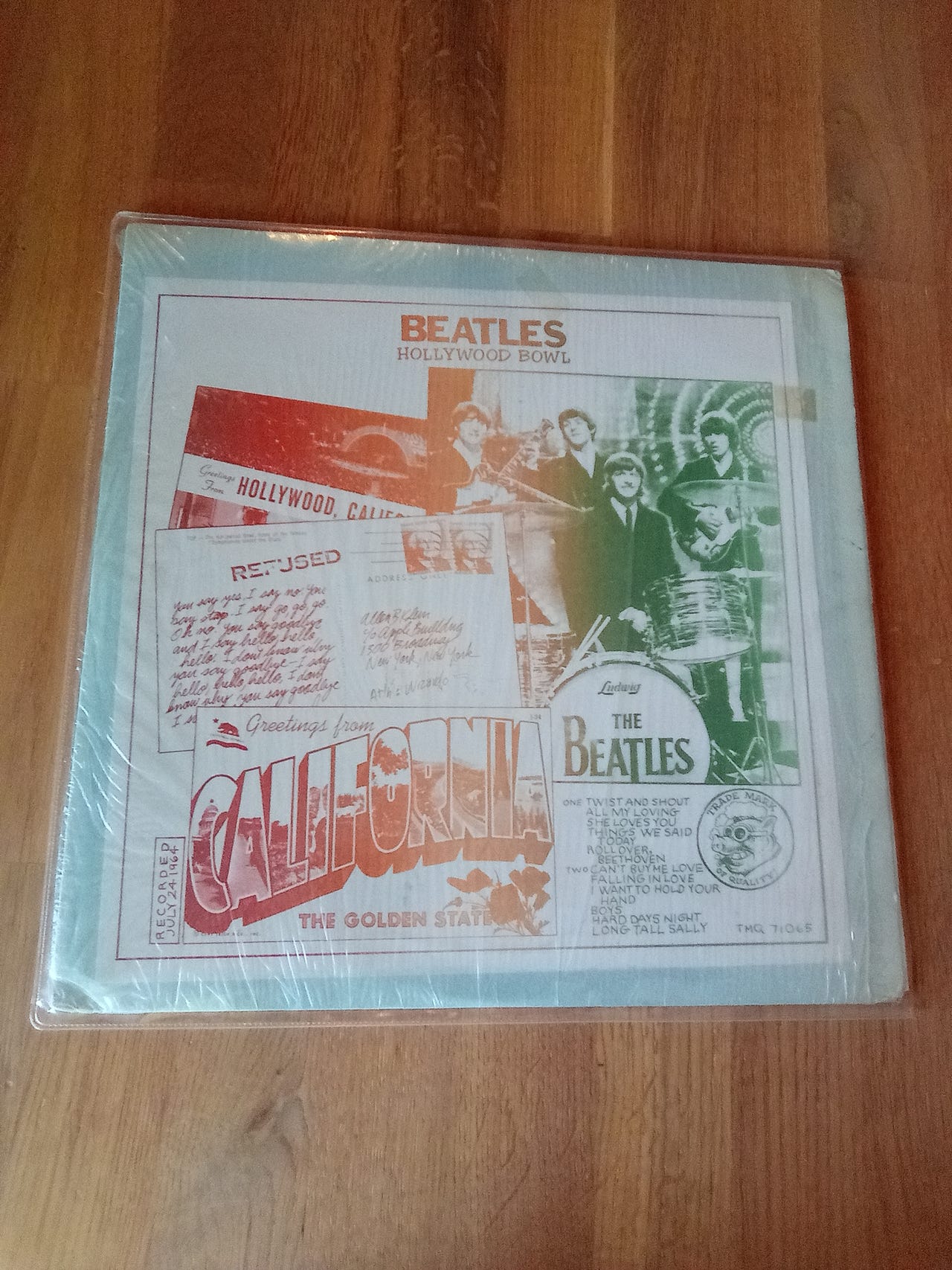 The Beatles -Hollywood bowl - Skjelden LP fra -70Tallet TMOQ label