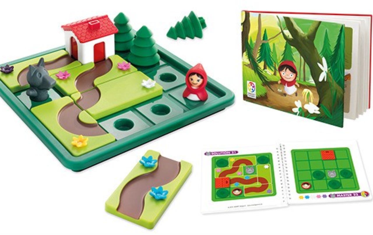 Brettspill Rødhette og ulven, Smart Games, 4-7 år (orig.419,-) | FINN ...