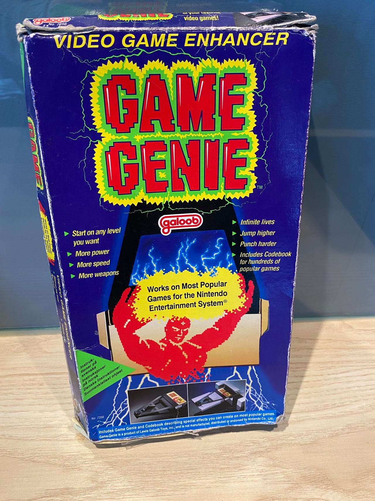 Galoob Game Genie spilltilbehør for Nintendo Entertainment System NES ...