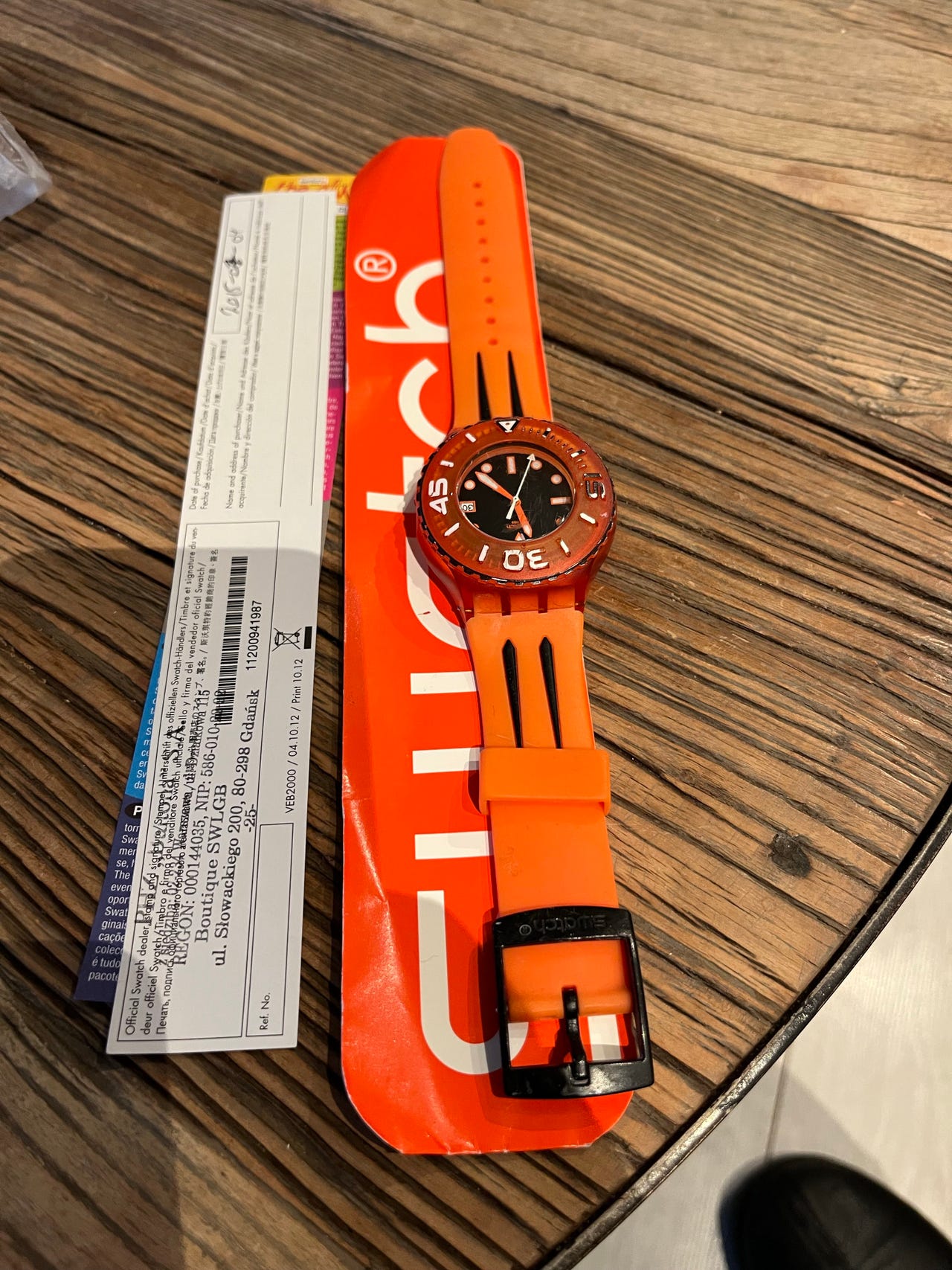 SWATCH Scuba Libre Sundowner Unisex Watch -Brand New Купить swatch scuba libre suuo400 sundowner neu new  main image 2