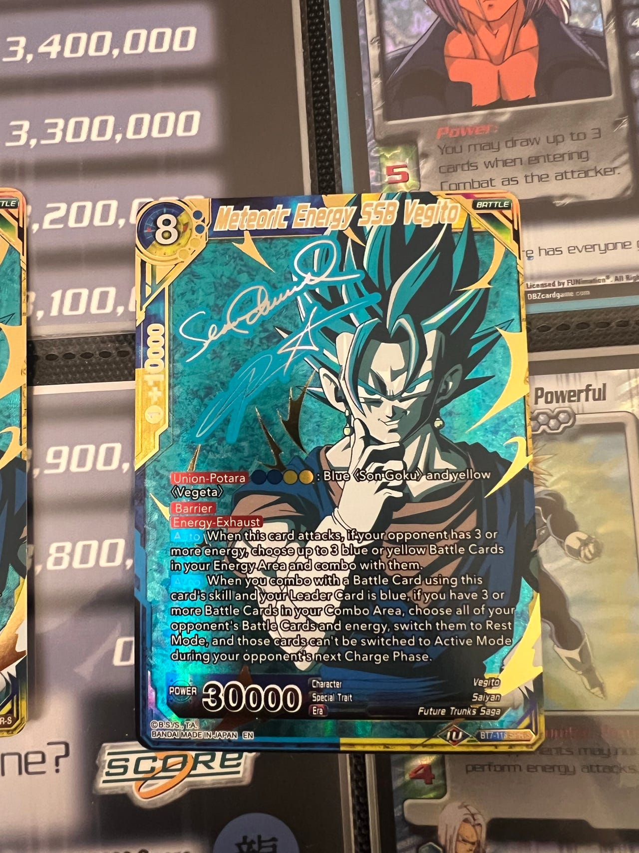 Dragon Ball Super TCG Meteoric Energy SSB Vegito BT7-118 SPR-S