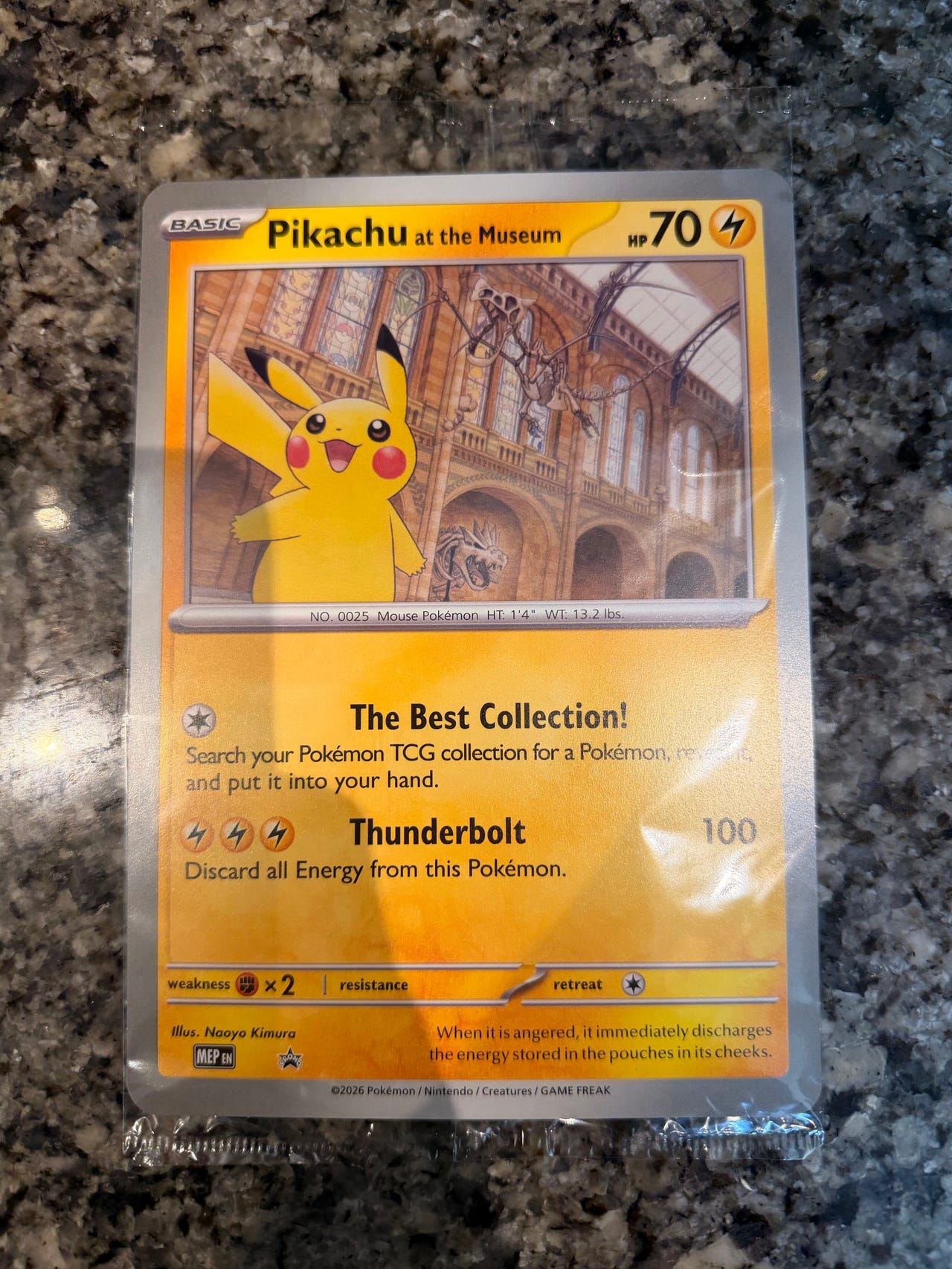 Pikachu at the Museum ポケモンカード　未開封 Pikachu at the Museum Jumbo Promo kort Pokemon x London Natural
