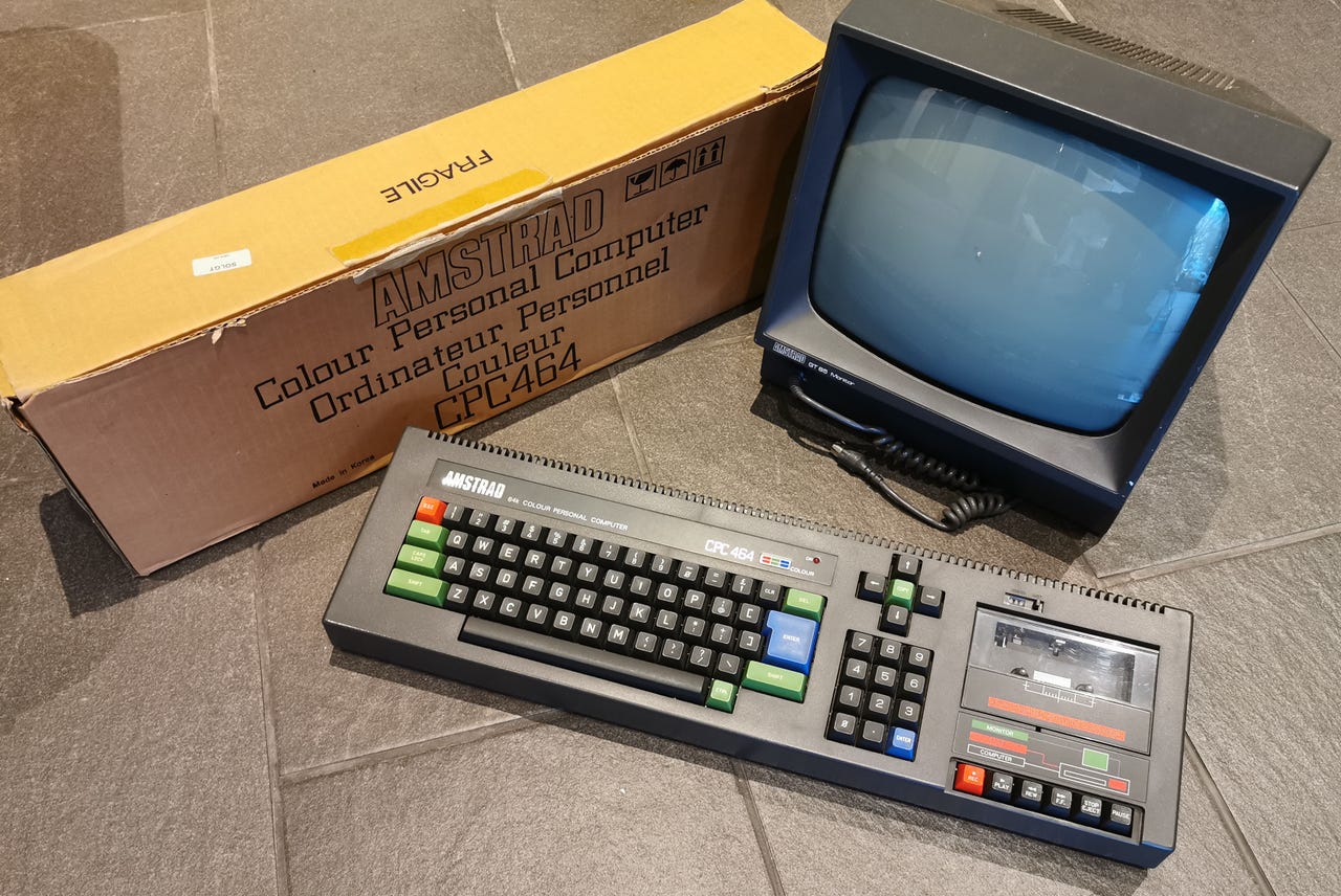 Retrodata: Amstrad CPC464 med GT65 Monitor | FINN-torget
