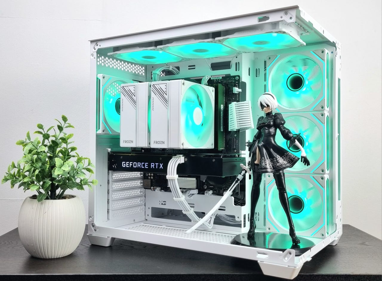 🎮 Kraftig Hvit Gaming PC – 32GB RAM & RTX + i7 & 1.5TB | FINN-torget