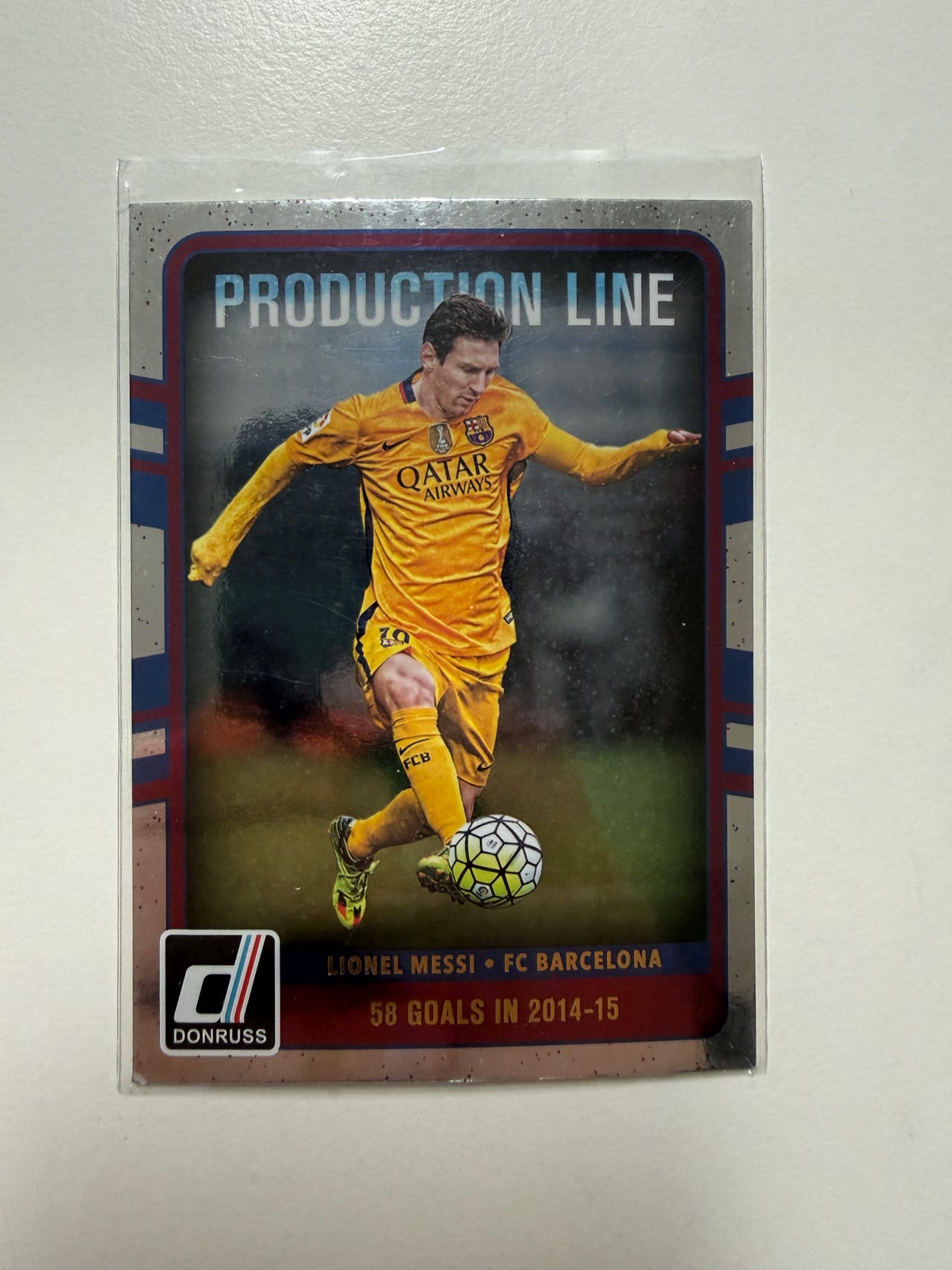 Carte Football Lionel Messi Holofoil Parallèle FC Barcelone 2016-17 - Near Mint, Variété Argent, Sport Soccer