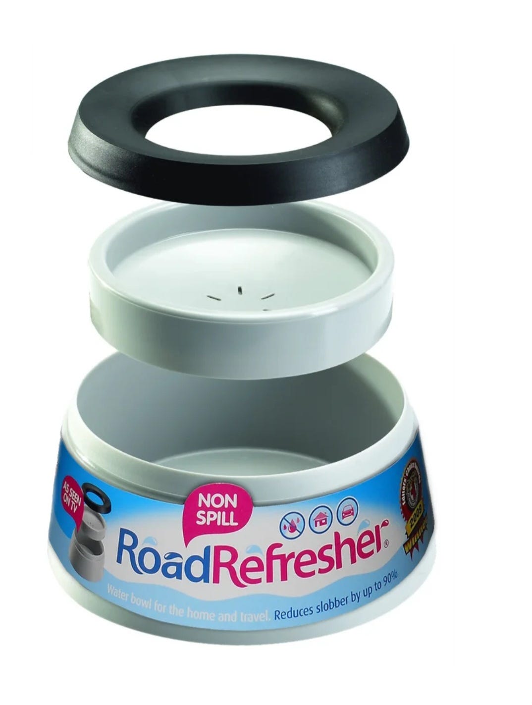 RoadRefresher vannskål til hund sølesikker plast grå | FINN-torget