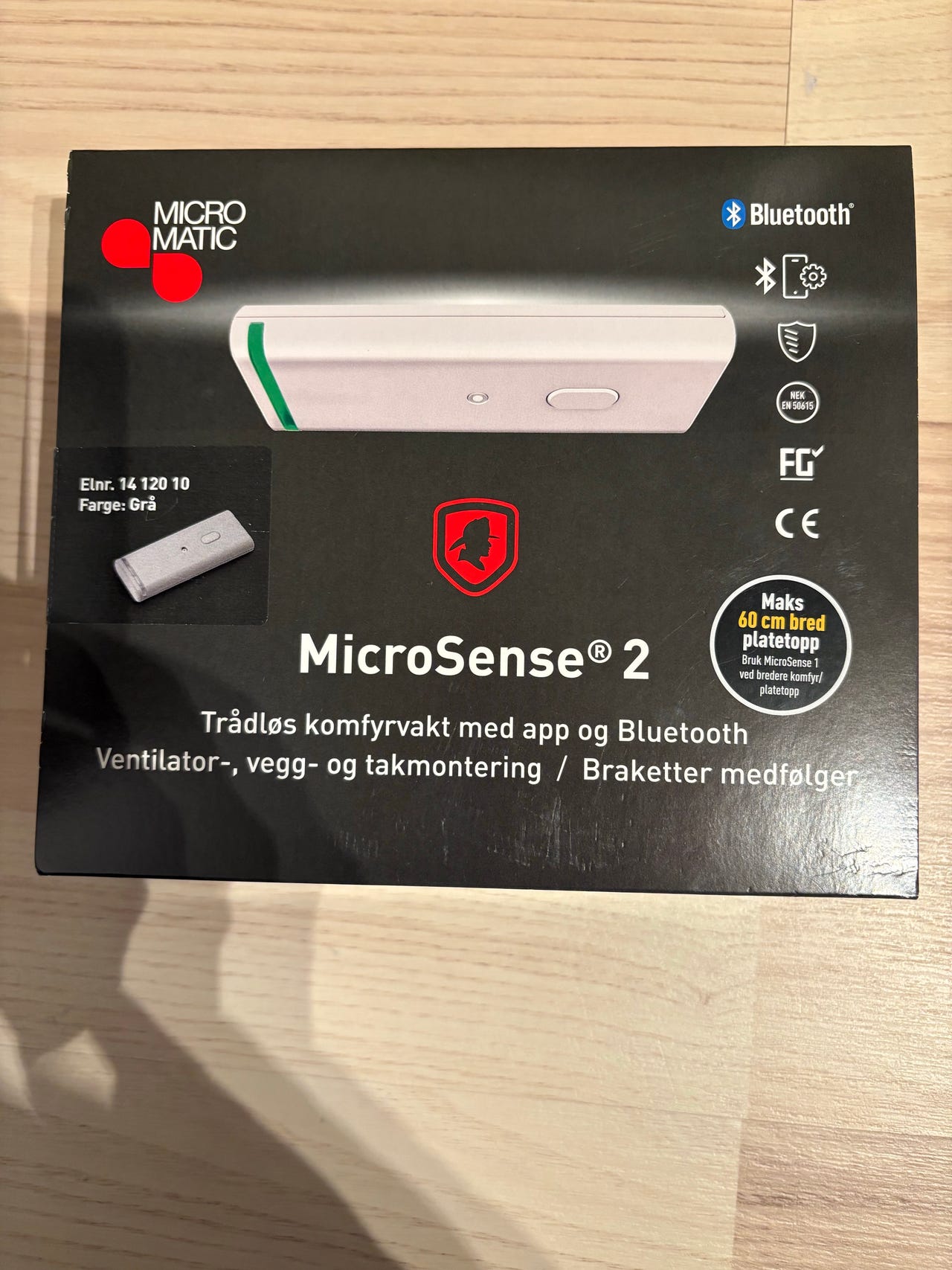 Micro Matic MicroSense 2 trådløs komfyrvakt med app og Bluetooth | FINN ...