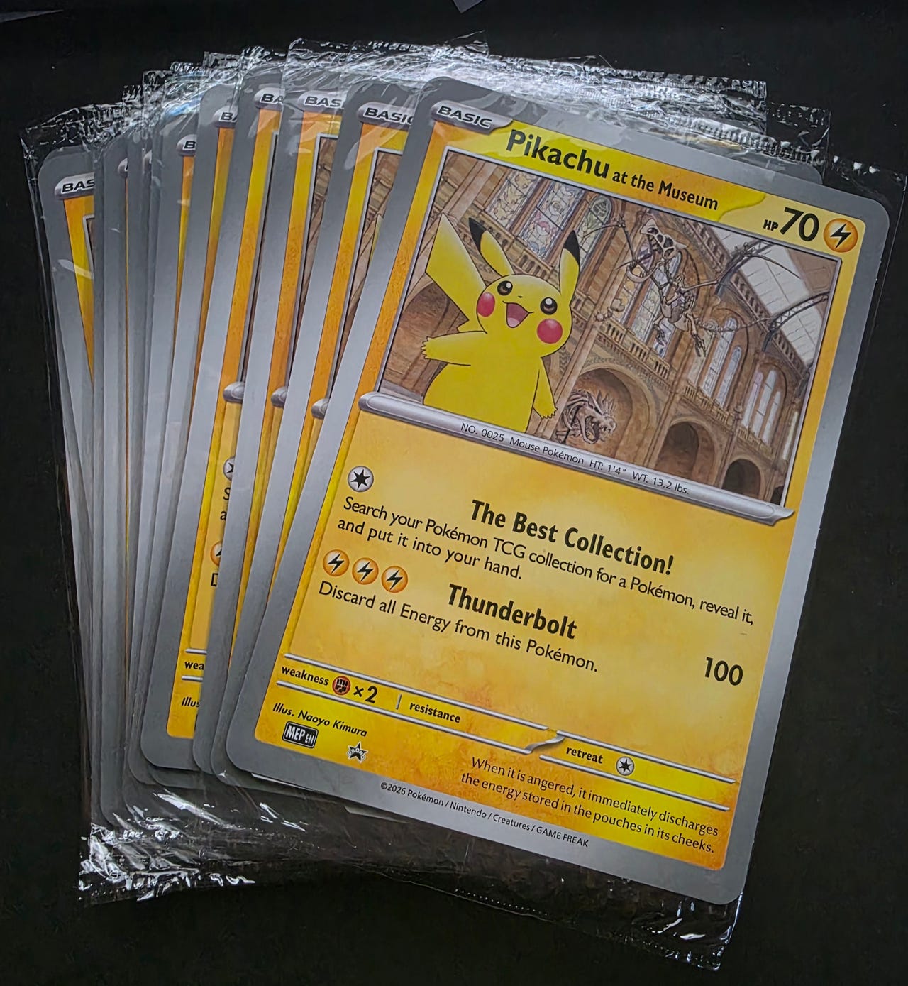 SEALED Pikachu at the Museum Pokemon Promokort | FINN-torget