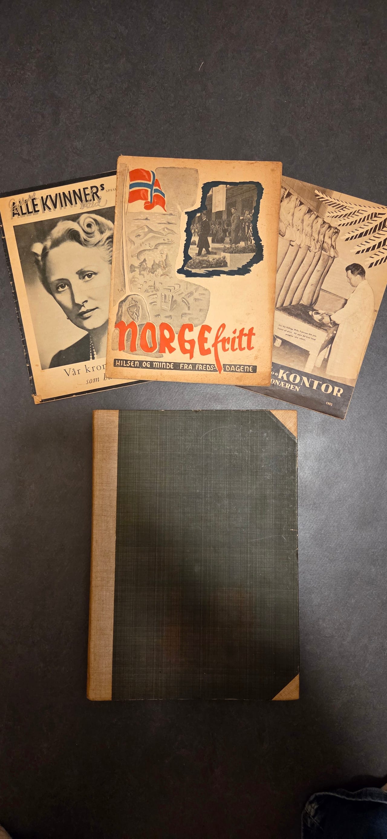 norsk-presse-under-hakekorset-bind-ii-med-magasin-blad-norsk