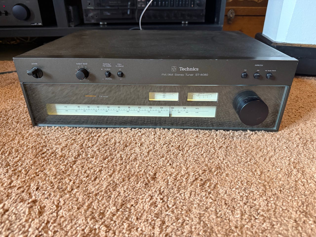 『美品』松下電器産業　TECHNICS ST-8080 FM/AMチューナー テクニクス 80T（ST-8080）チューナー - 音遊び～オーディオのブログ