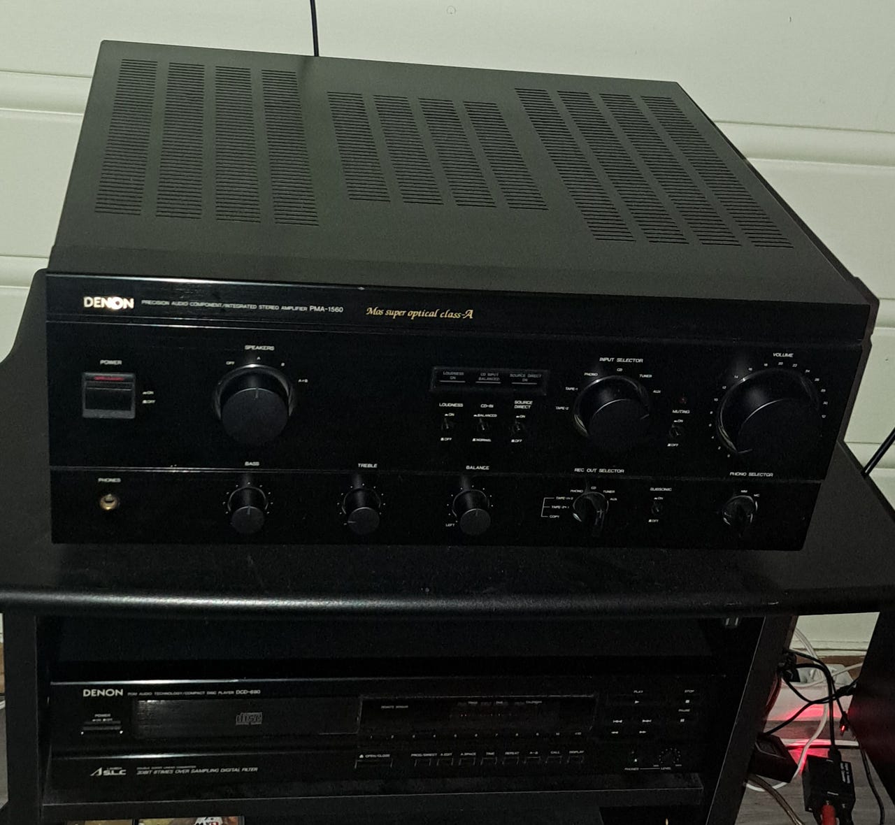 Ampli Intégré Denon PMA-1560 MOS Super Optical Class A (occasion, Vintage)