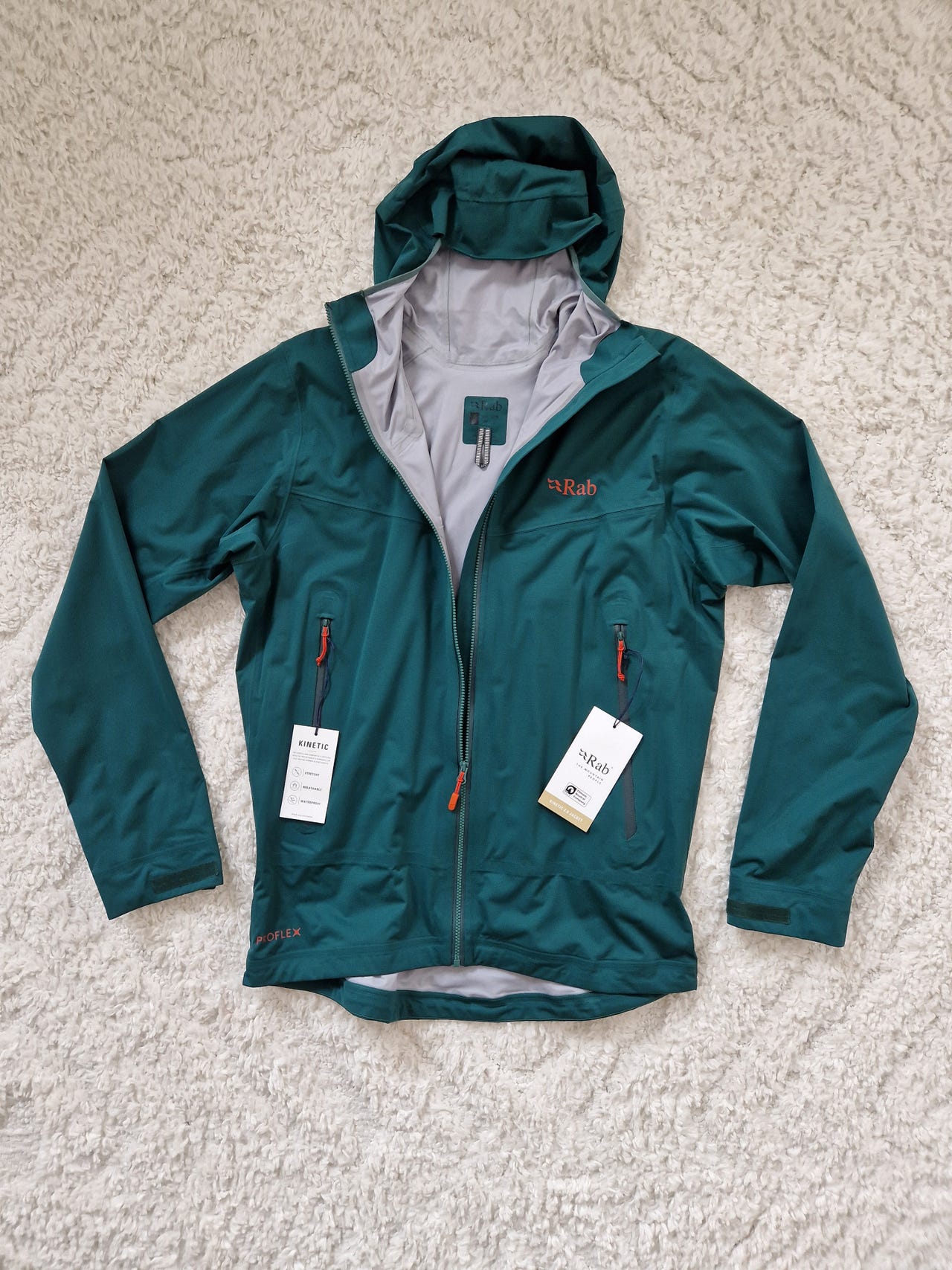 Jakke skalljakke RAB Kinetic 2.0 PROFLEX Waterproof softshell str.M ...