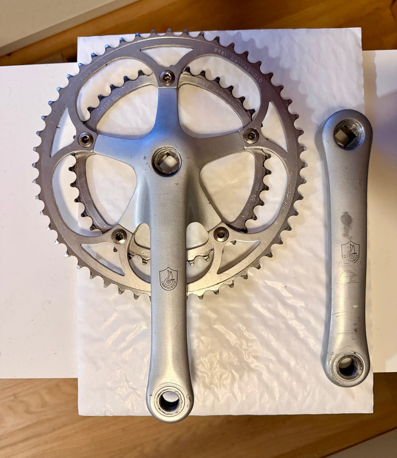 CORONA VINTAGE BREV. CAMPAGNOLO C- RECORD CHAINRING 52t 52-AS