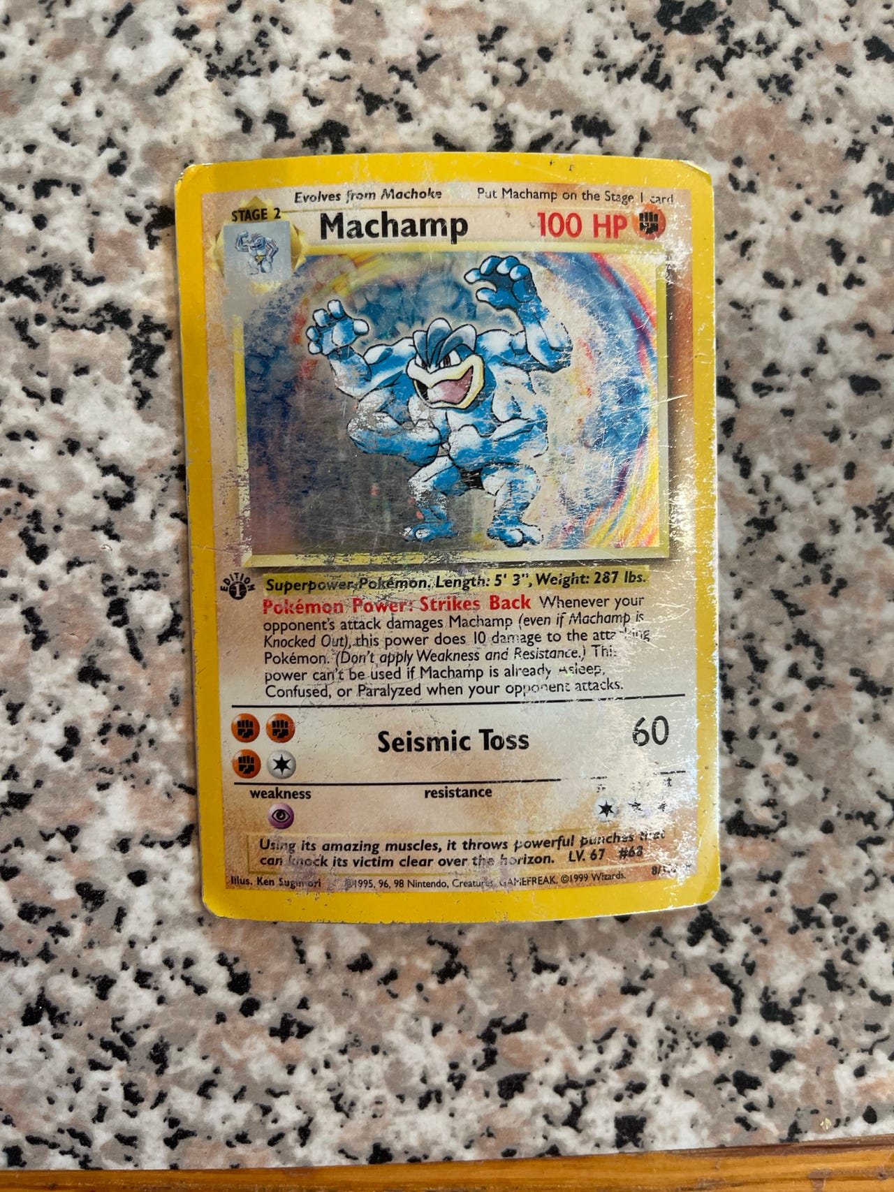 1St Edition - Pokmon Machamp samlekort | FINN-torget