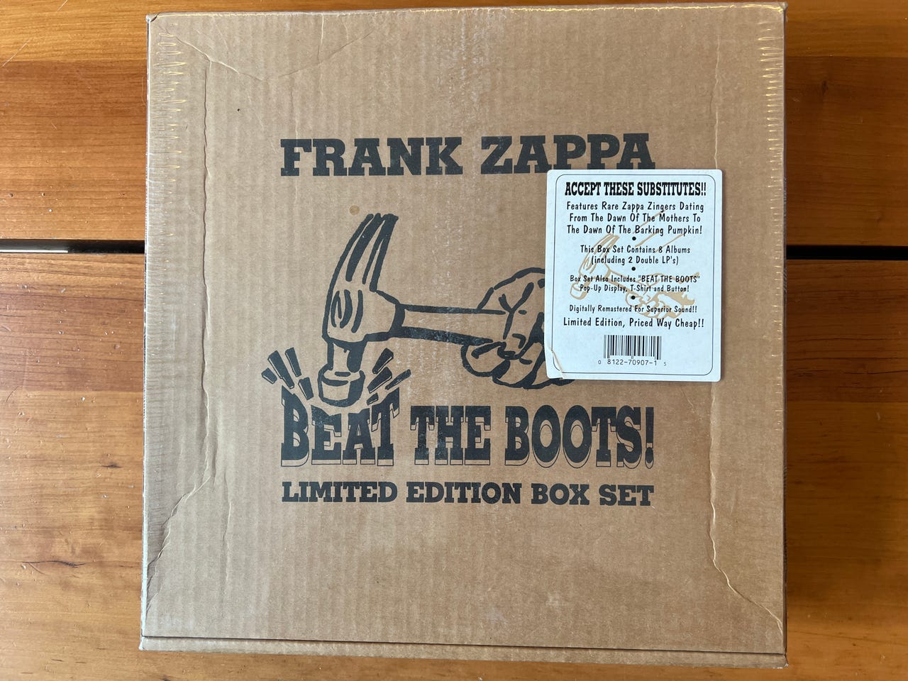 Frank Zappa Beat The Boots Limited Edition Box Set | FINN-torget