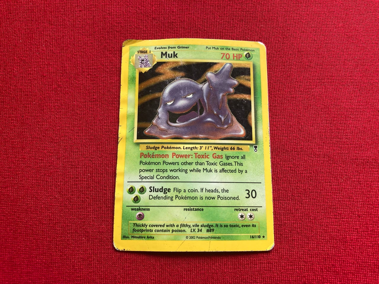 Muk #16 Holo - Vintage Pokemon Legendary Collection Kort | FINN-torget