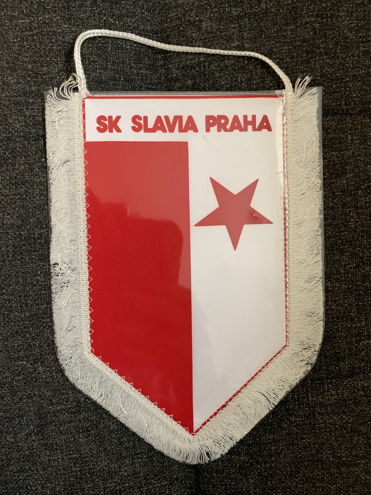 Ancien fanion pennant wimpel * SK SLAVIA PRAHA