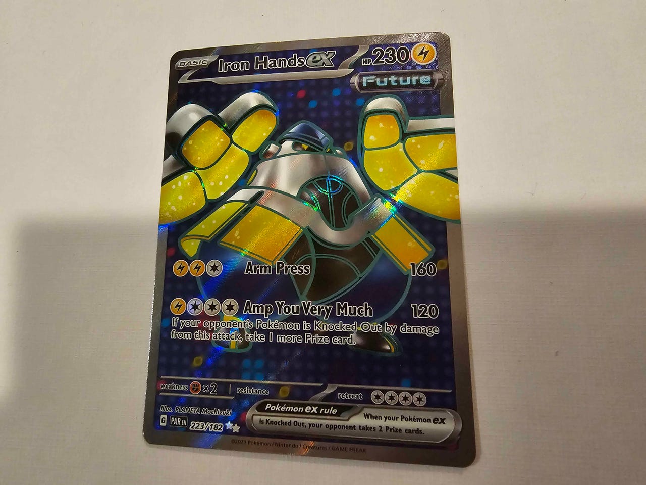 iron hands ex pokemon card Pokémon TCG: sv4M 079/066 Iron Hands ex SR Scarlet & Violet Future- [R