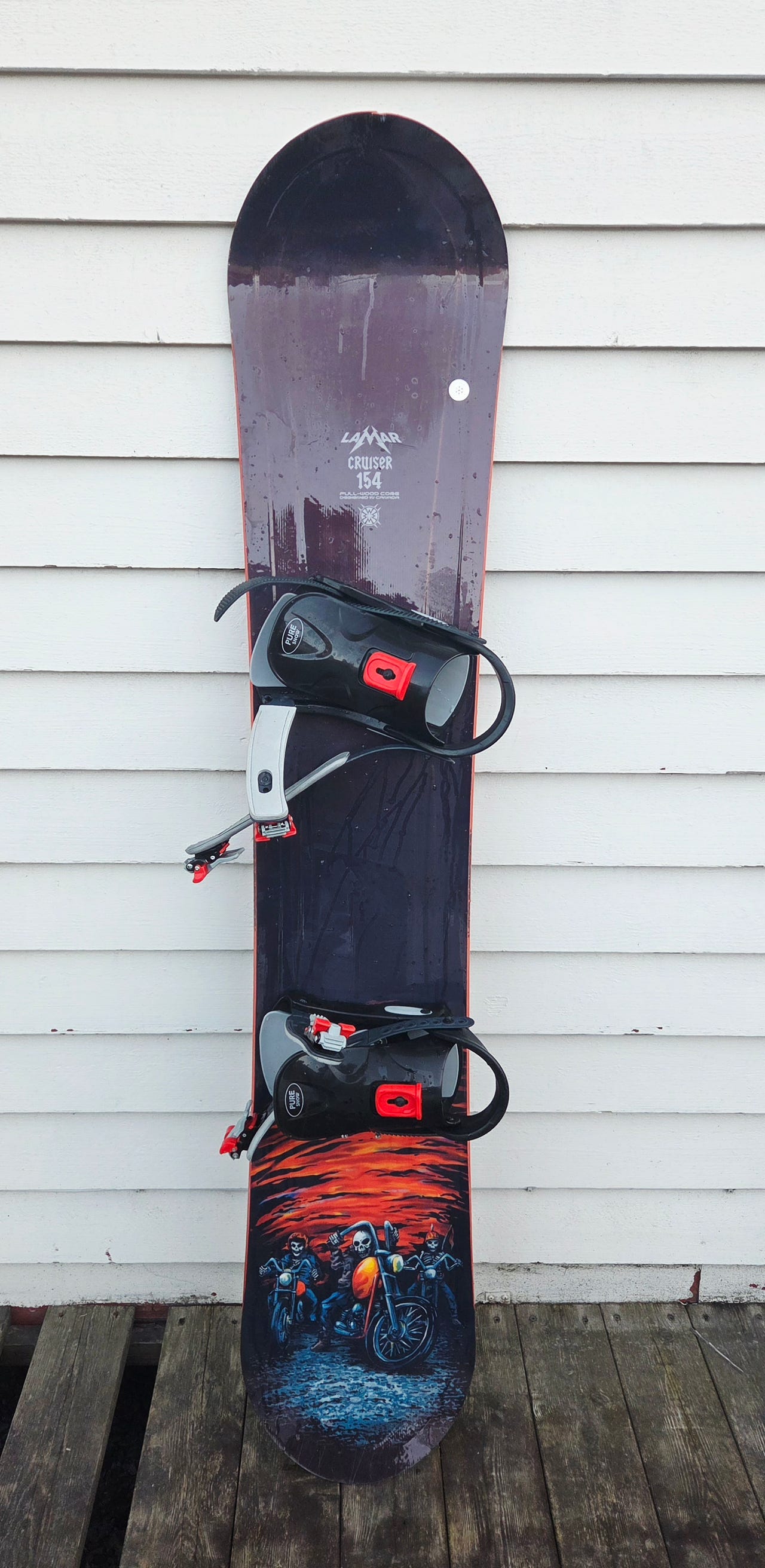 Snowboard Lamar Cruiser 154 + bindinger + bag | FINN-torget