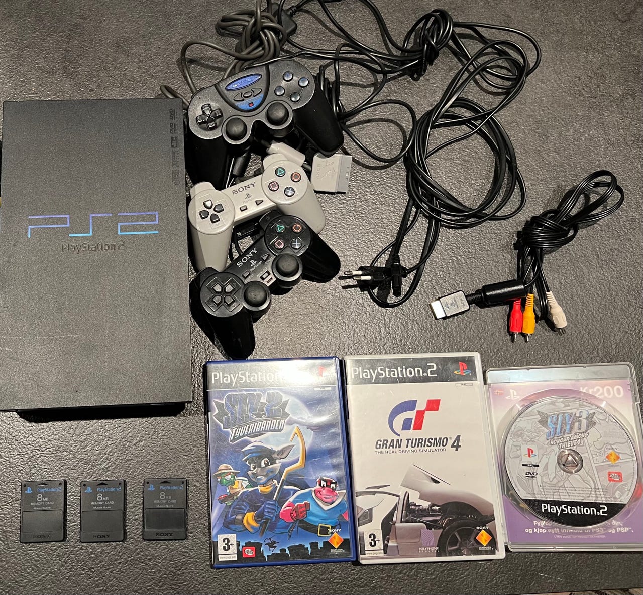 Sony Playstation 2, Sly 2, Sly 3, Gran Tourisimo 4 *Tested and