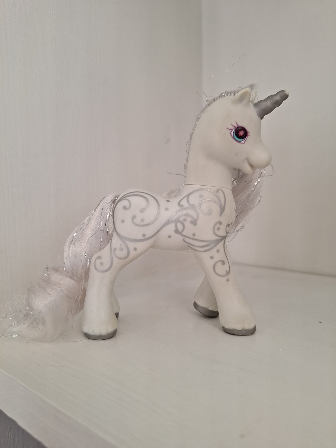 My little pony g2 petit poney kleines princess silver swirl #geektradeponeyg2 : Achat occasion | Figurines Hasbro Bon état
