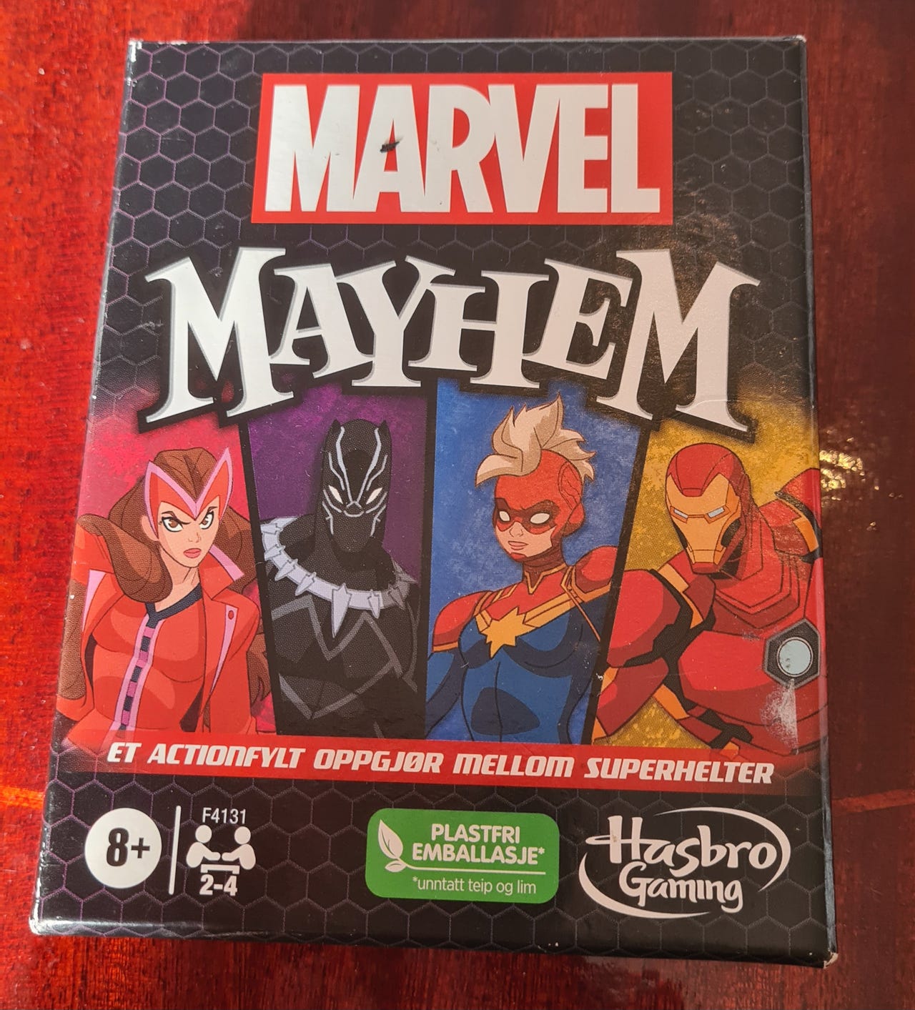 Hasbro Gaming Marvel Mayhem Gioco Di Carte, Sfida Tra Supereroi Per 2-4 Giocatori, Dagli 8 Anni - 3