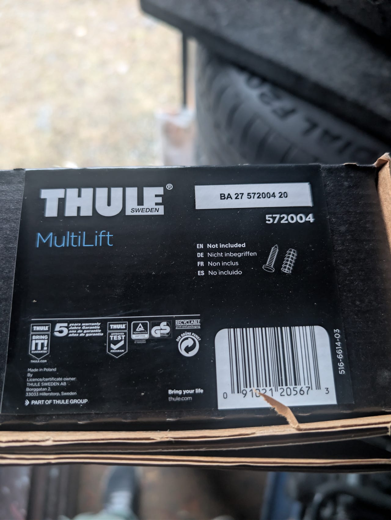 Thule Multilift 572004 takheis | FINN-torget