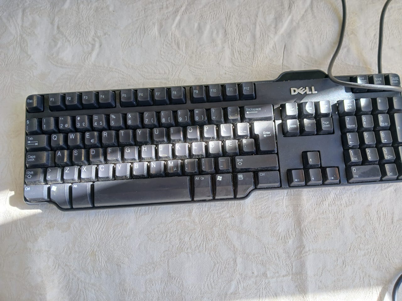Dell RT7D50 USB Tastatur Fullsize Kablet PC Keyboard | FINN-torget