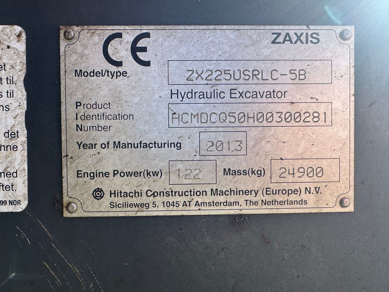 Hitachi ZX225USRLC-5B – bilde 15