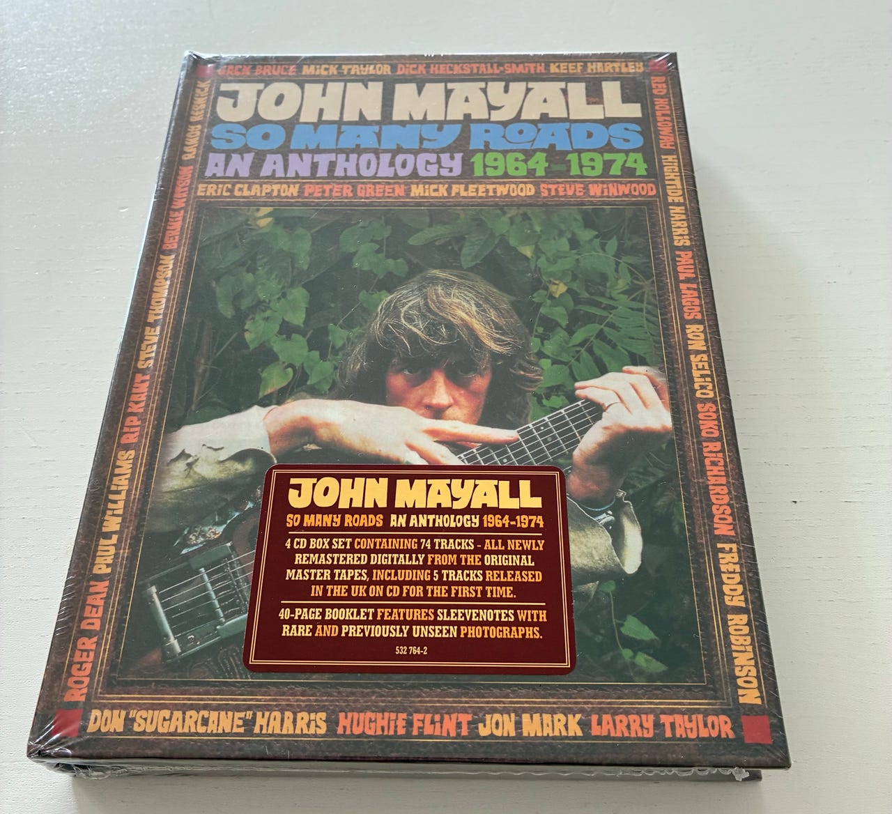 洋楽 John Mayall / SO MANY ROADS - ANTHOLOGY John Mayall – So Many Roads - An Anthology 1964-1974 – Box Set 4 x