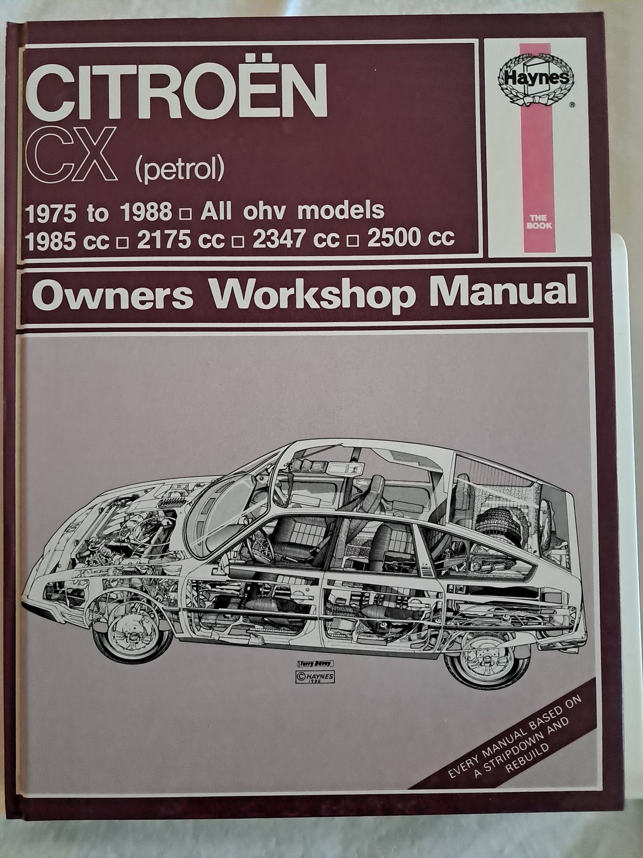 Haynes Citroën CX bensin 1975–1988 all OHV models | FINN-torget