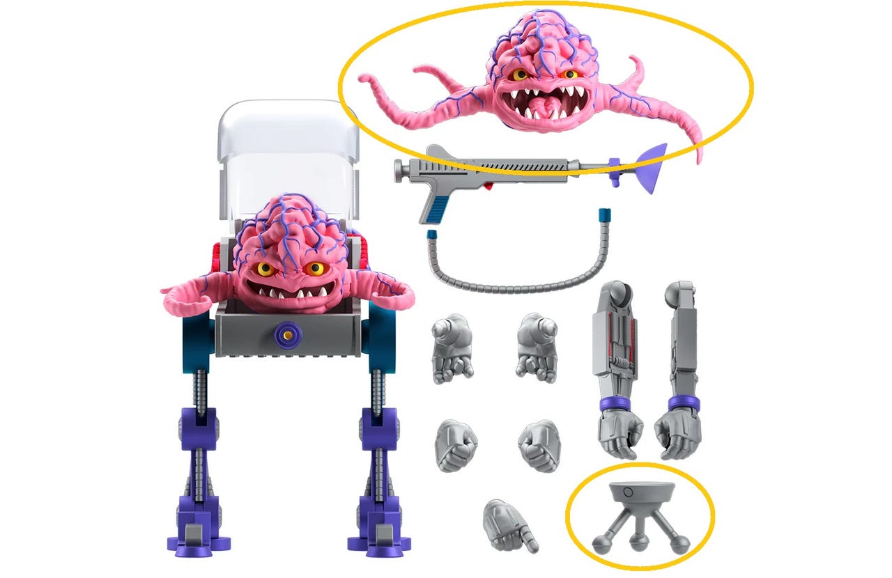 Turtles - TMNT - Super 7 Ultimates - Krang med tralle ønskes kjøpt ...
