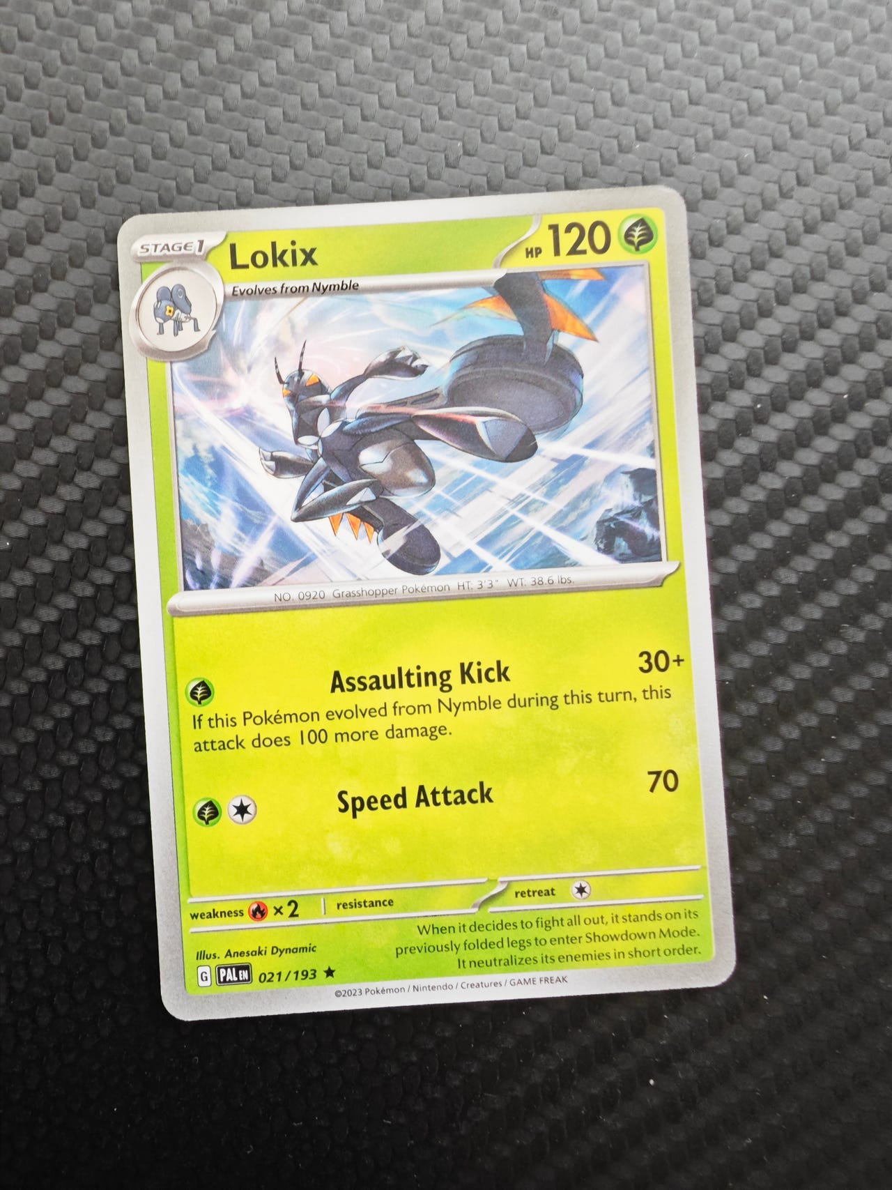 lokix pokemon card Lokix Pokemon Sticker main image 1