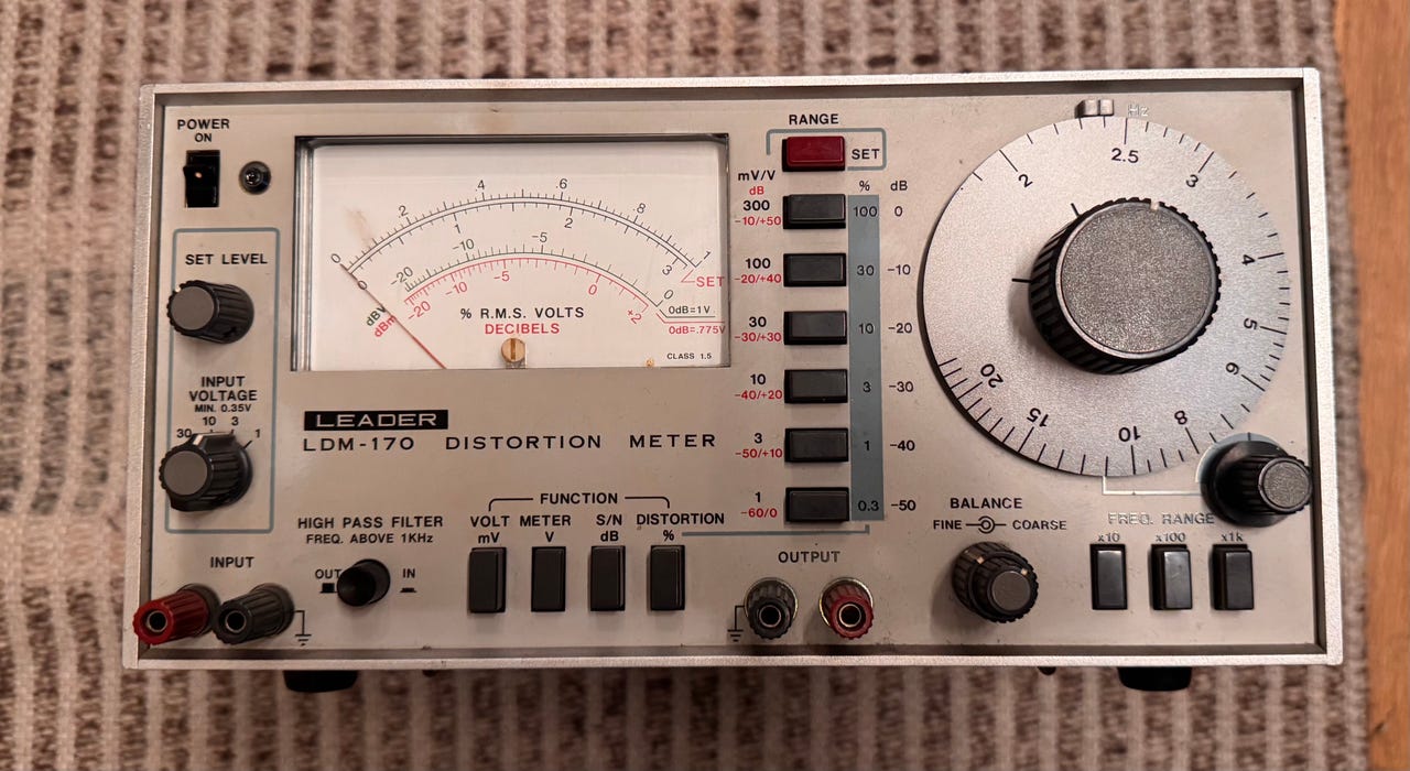 Leader LDM-170 distortion meter måleinstrument | FINN-torget