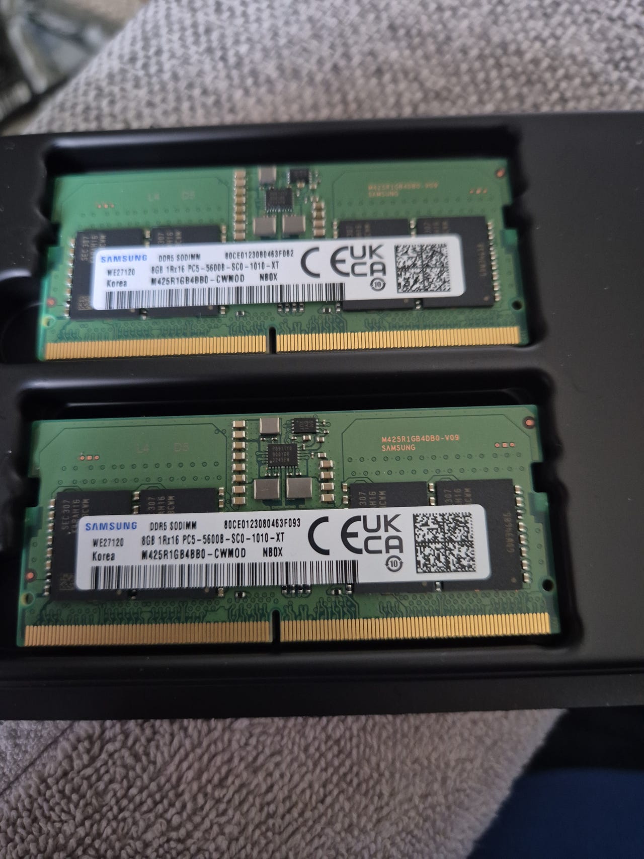 Samsung 8GB DDR5 5600MHz SO-DIMM laptop-minne (2x8GB) | FINN-torget