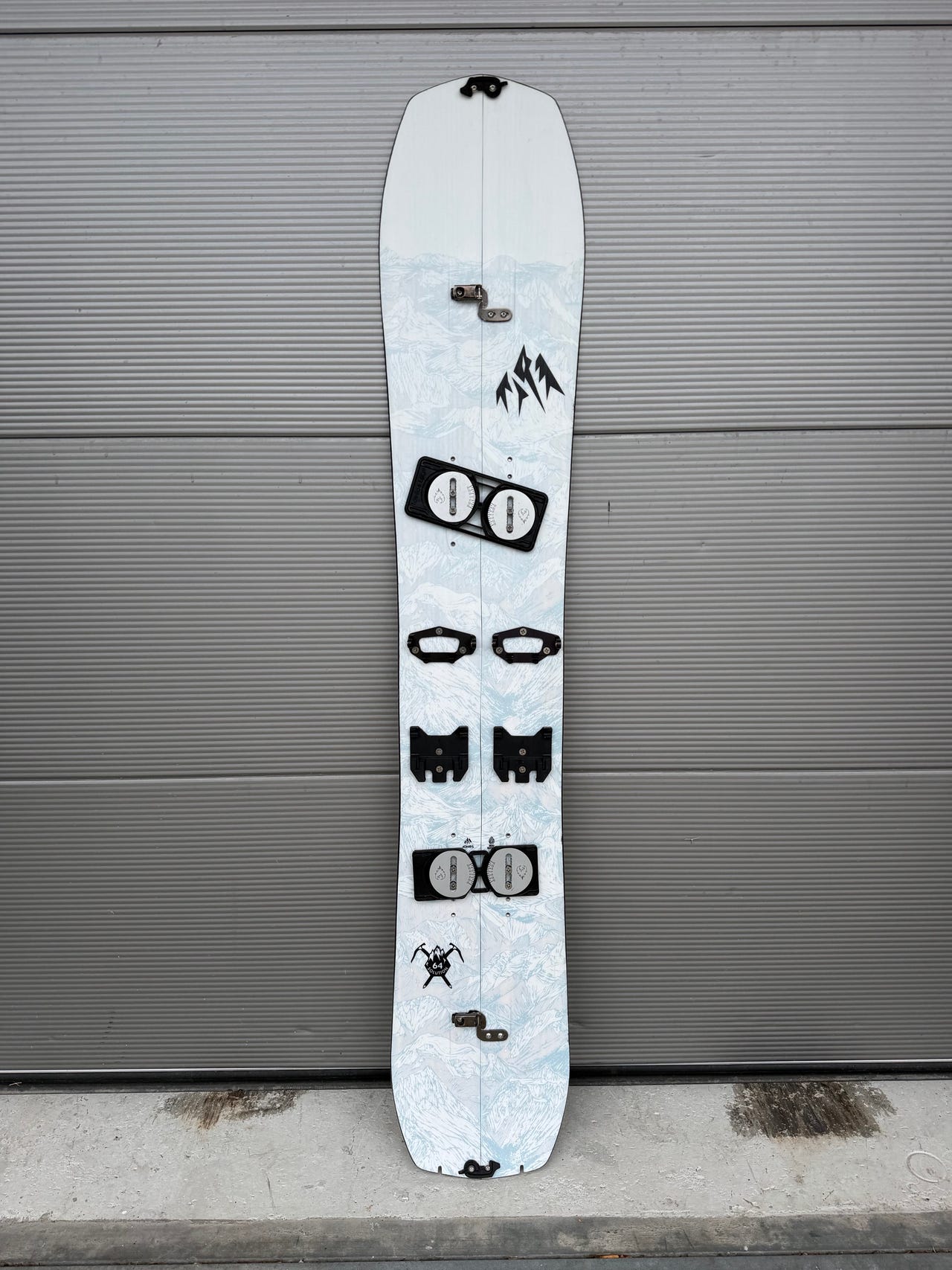 Jones Solution 164 splitboard m/ feller, pucks og 2nd board kit