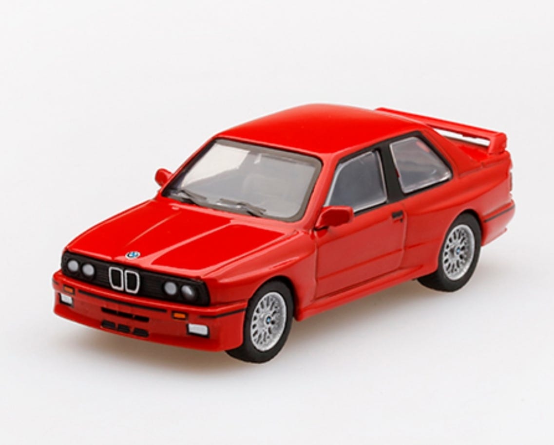 Mini GT #43 BMW M3 (E30) Henna Red – sjelden modell | FINN-torget