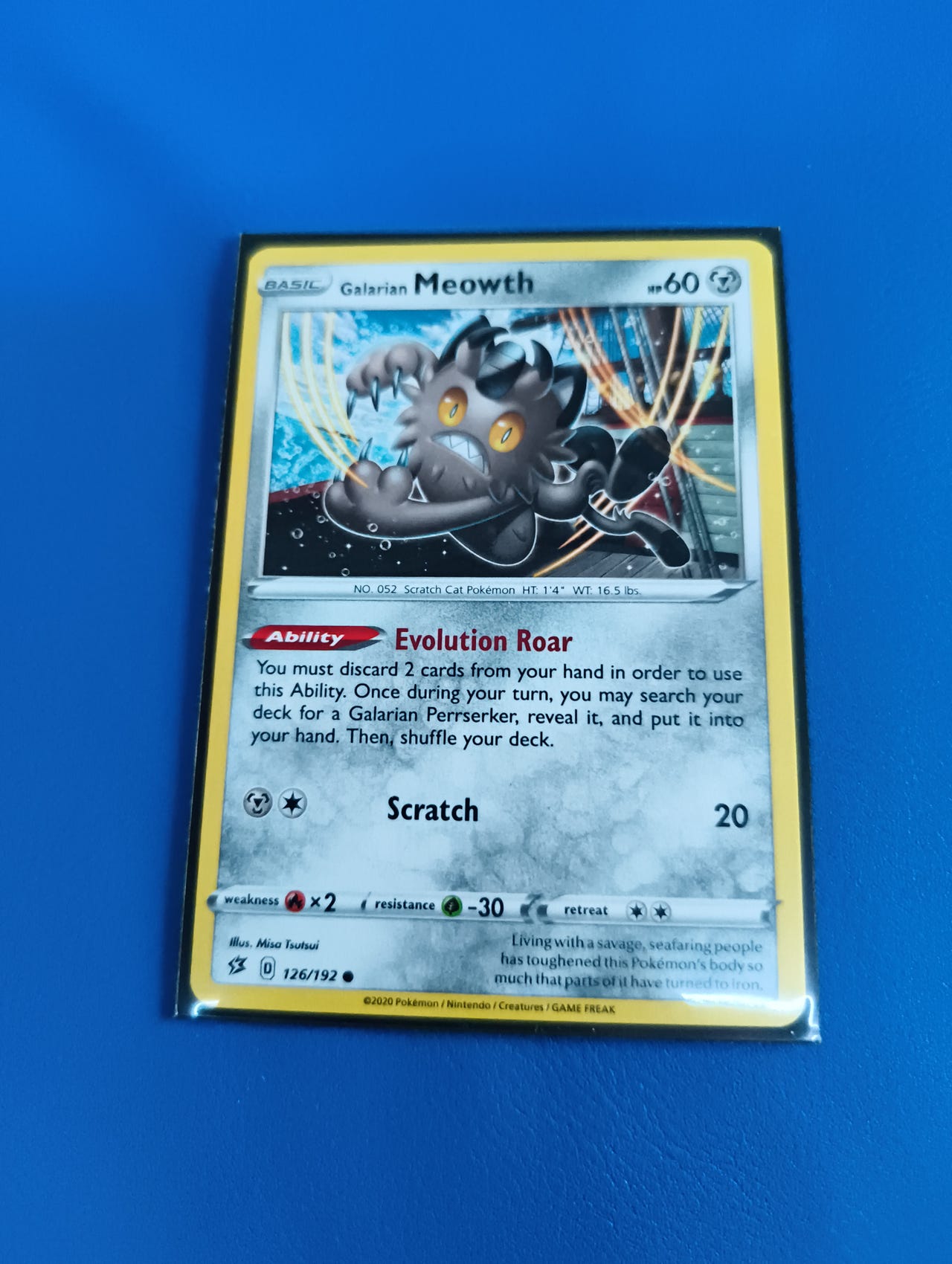 galarian meowth pokemon card Pokemon Japanese Mega Dreams Black Belt's Training #220/193 Secret Rar – EJ  Cards main image 0
