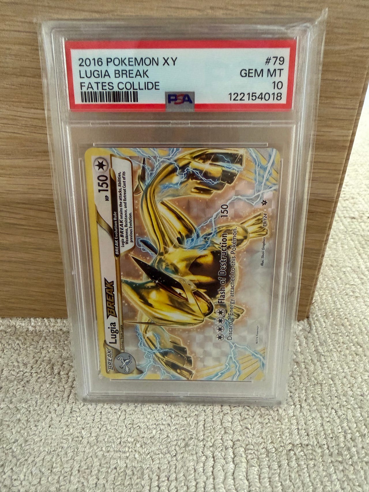 Pokmon-kort Lugia Break PSA 10 Fates Collide | FINN-torget