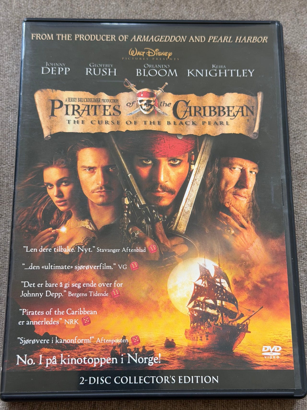 Pirates of the Caribbean – The Curse of the Black Pearl DVD 2-disc