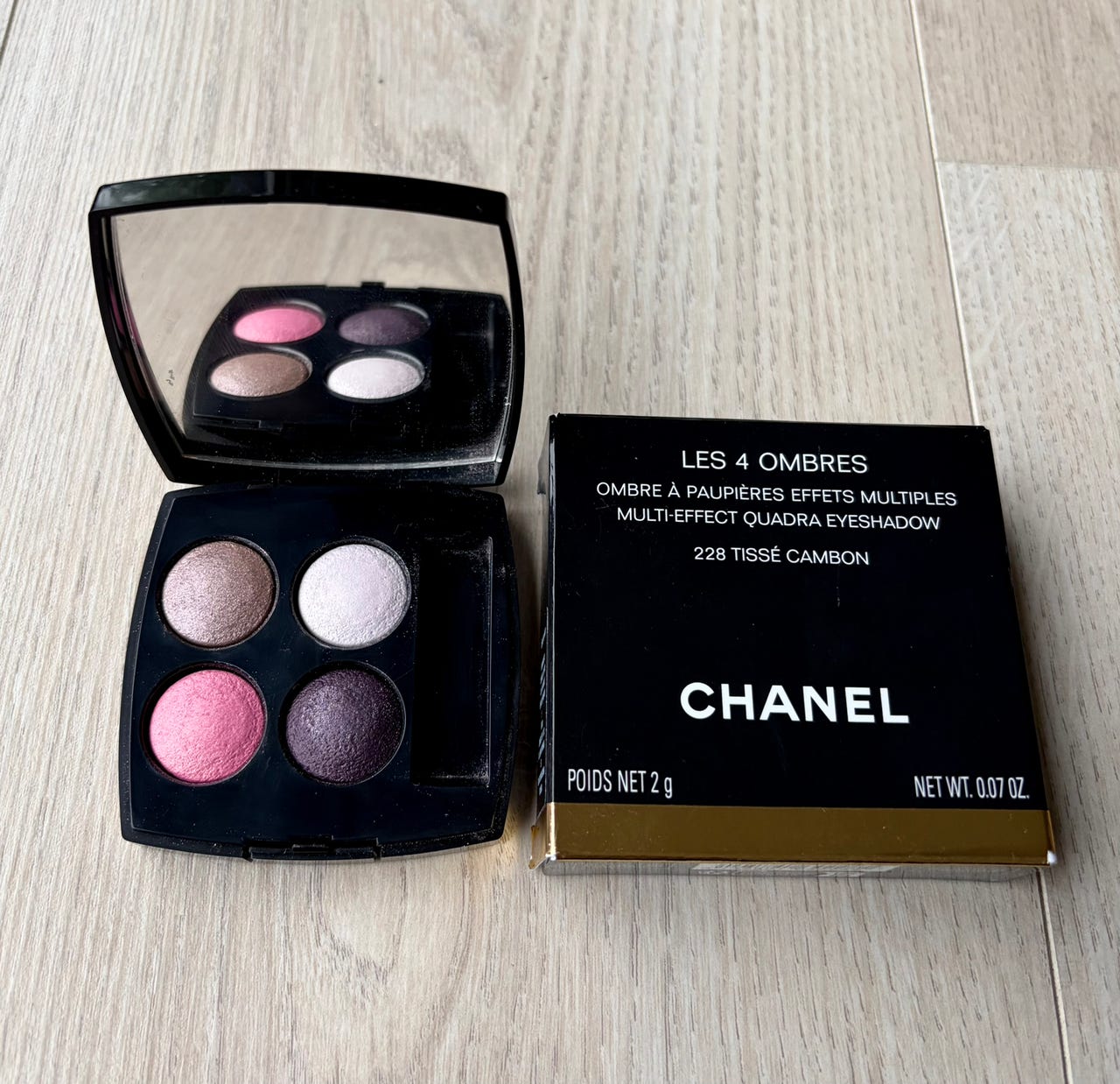 CHANEL 228 Tissé Cambon Les 4 Ombres Multi Effect Quadra Eyeshadow