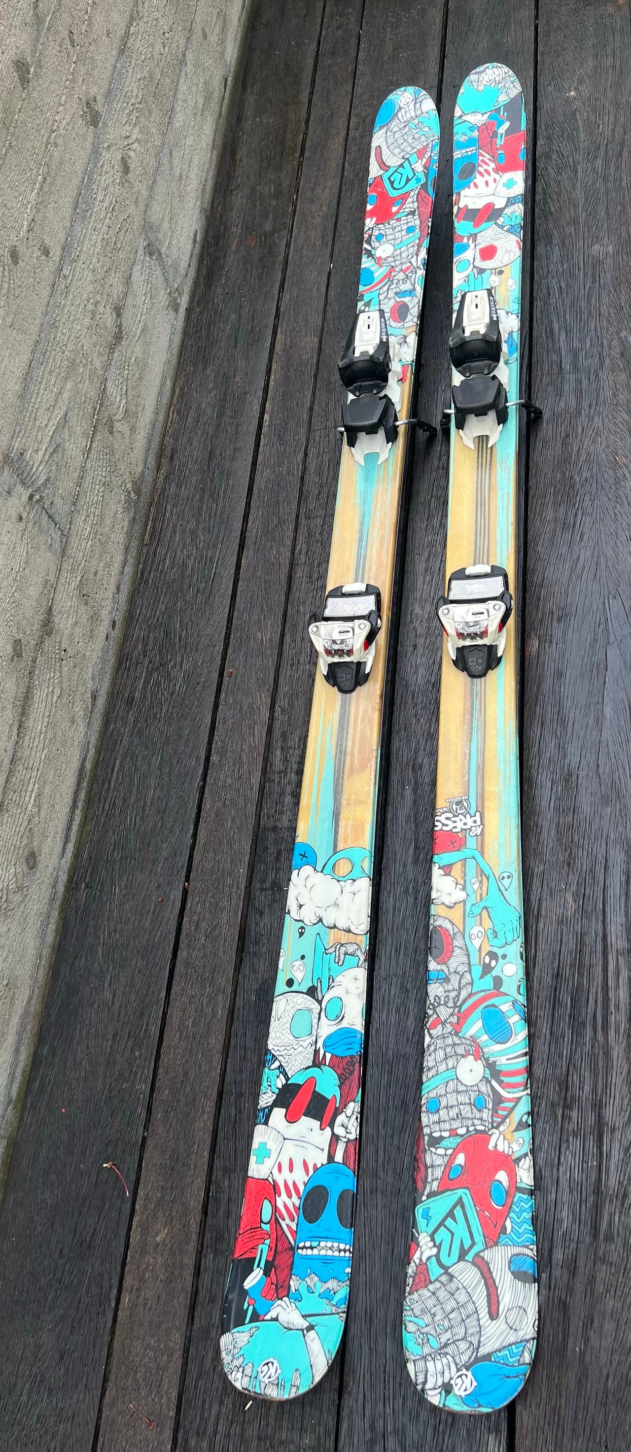 takutaku04専用K2 PRESS 169cm MARKER SQUIRE Marker Squire 11 Ski Bindings | Freeride Freestyle
