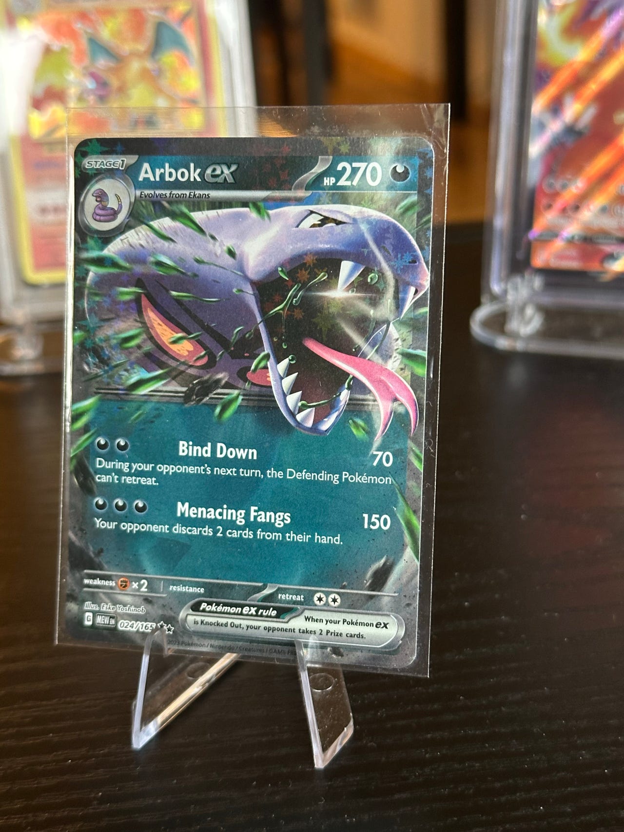 Arbok ex 024/165 Pokmon 151  | FINN-torget