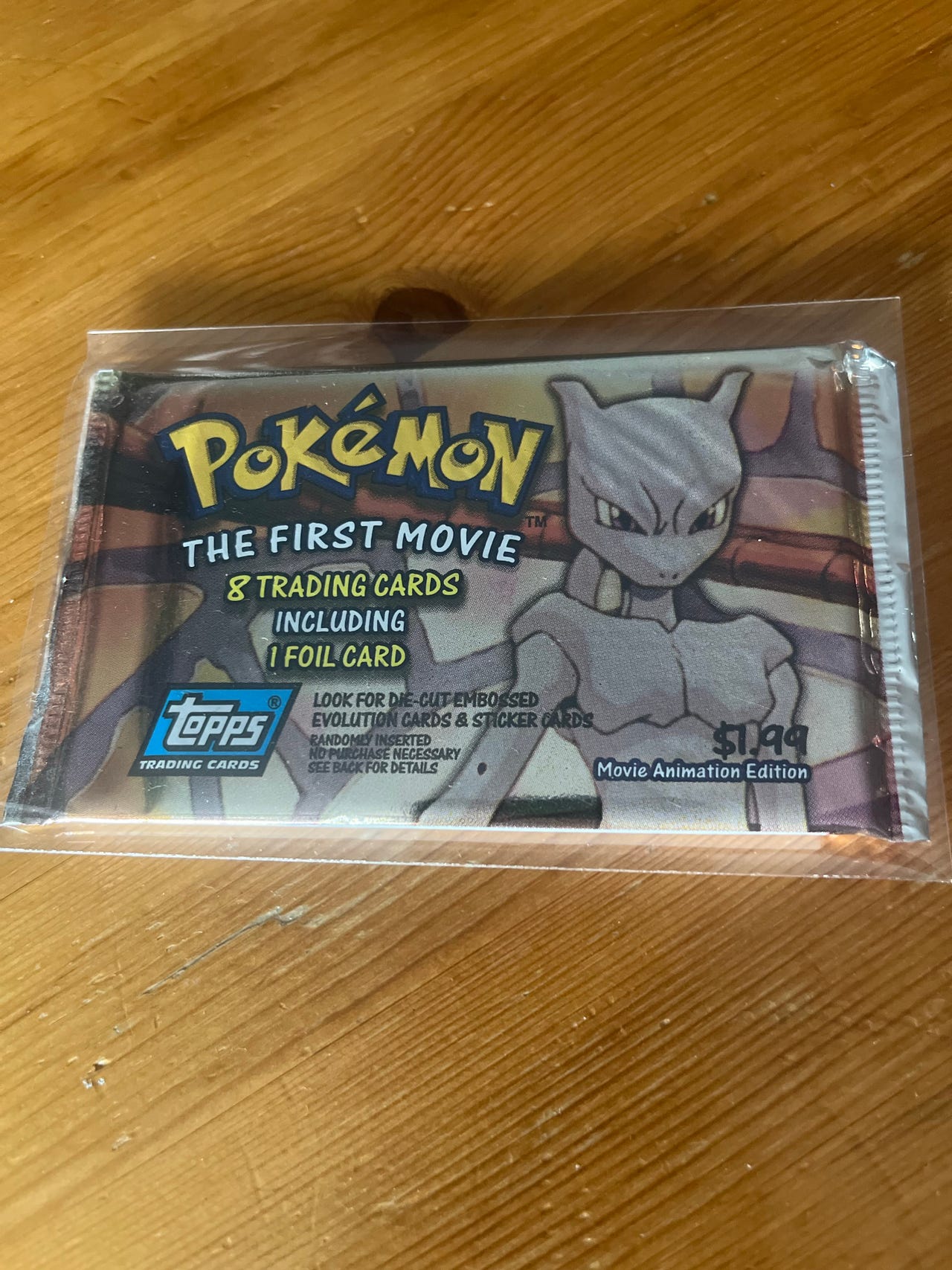 Pokmon The First Movie Topps boosterpakke med 8 kort | FINN-torget
